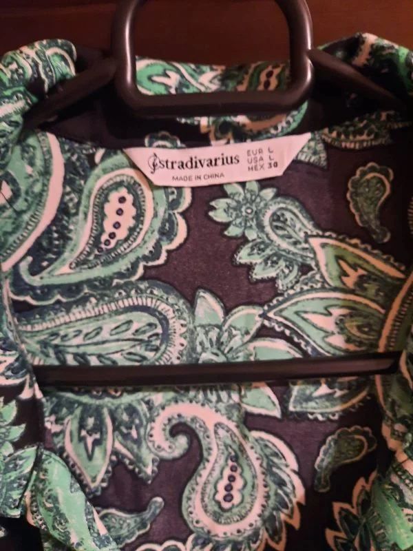 Rochie casual Stradivarius L | Verde, Mini - Image 4