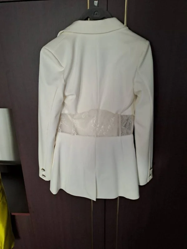Costum cu sacou și pantaloni ATMOSPHERE FASHION EU 34 | Alb - Image 7