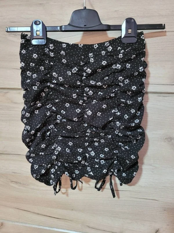 Fustă Sinsay S | Negru, Mini, Poliester - Image 6