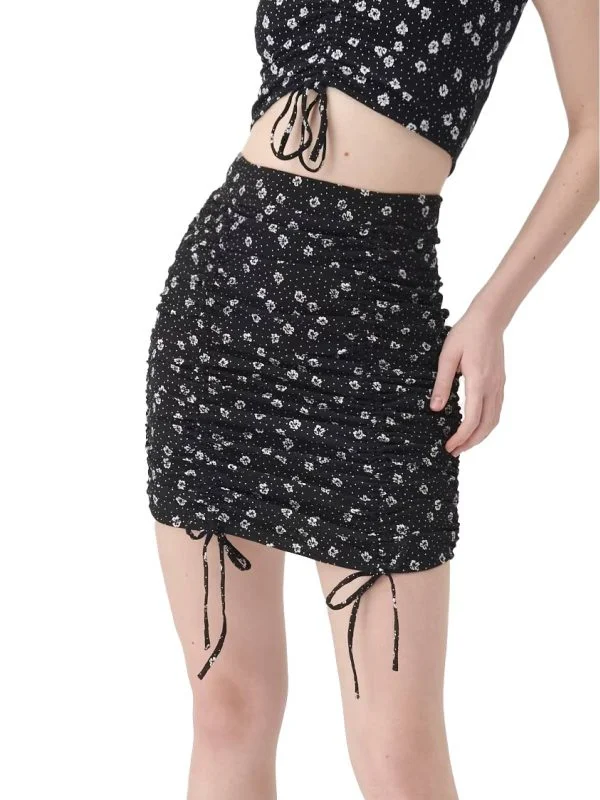Fustă Sinsay S | Negru, Mini, Poliester