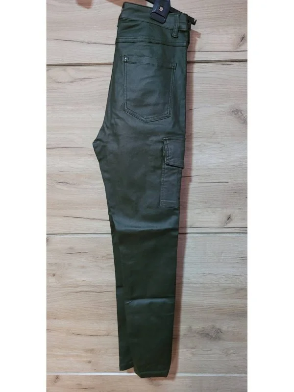 Pantaloni Sinsay L | Khaki, Lungi, Vâscoză - Image 7