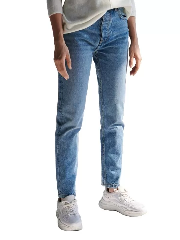 Blugi Sinsay EU 38 | Albastru, Lungi, Bumbac