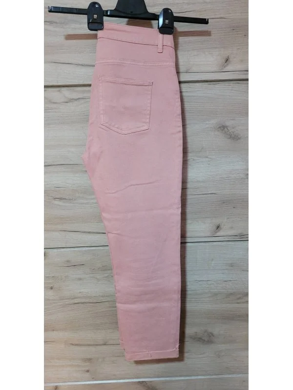 Blugi CROPP EU 38 | Roz, Lungi, Bumbac - Image 6