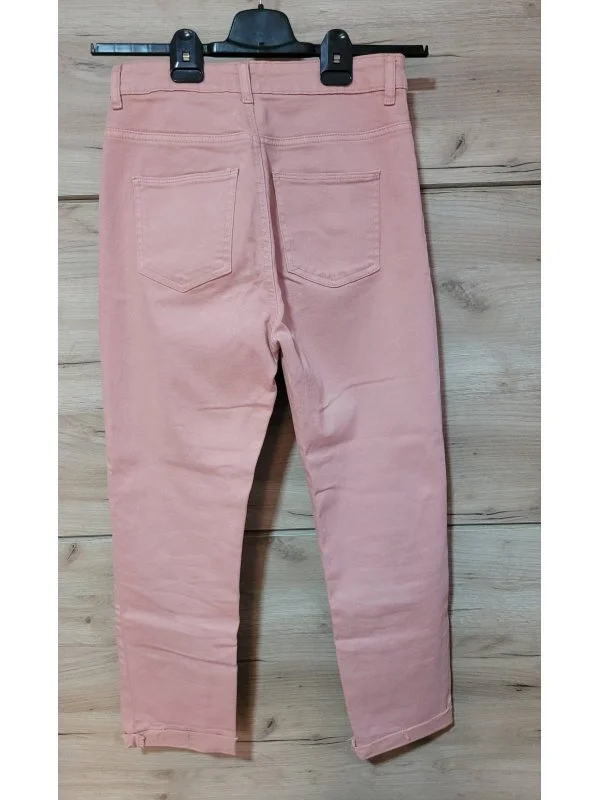 Blugi CROPP EU 38 | Roz, Lungi, Bumbac - Image 7