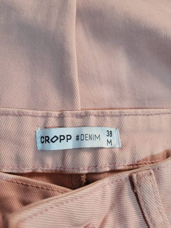 Blugi CROPP EU 38 | Roz, Lungi, Bumbac - Image 9