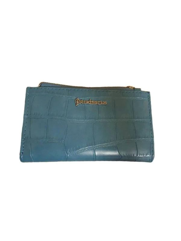 Portofel Stradivarius | Albastru, Piele ecologică