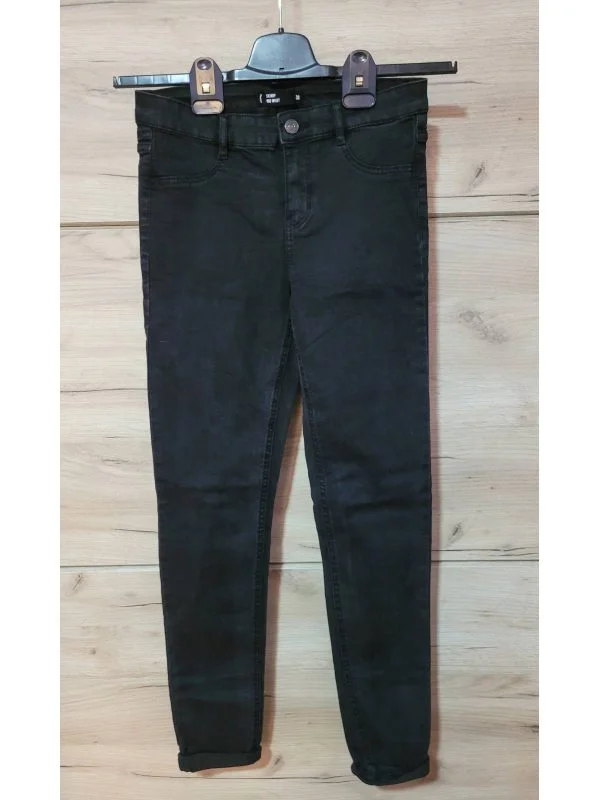 Blugi Sinsay EU 38 | Negru, Lungi, Bumbac - Image 4