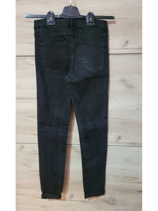 Blugi Sinsay EU 38 | Negru, Lungi, Bumbac - Image 6