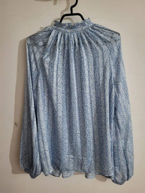 Bluză H&M EU 36 | Bleu, Normal, Poliester - Image 5