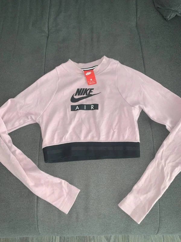Top sport Nike XS | Roz, Logo, Bumbac - Image 3
