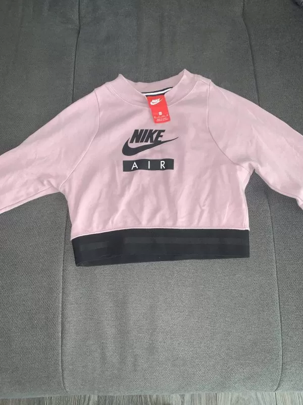 Top sport Nike XS | Roz, Logo, Bumbac - Image 4