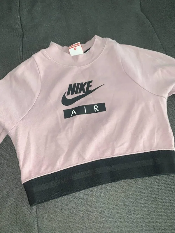 Top sport Nike XS | Roz, Logo, Bumbac - Image 5