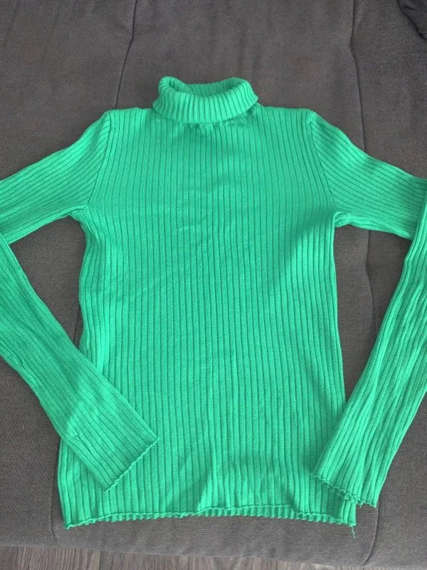 Bluză Bershka S | Verde, Normal, Bumbac - Image 7