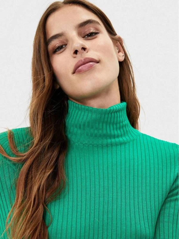 Bluză Bershka S | Verde, Normal, Bumbac - Image 4