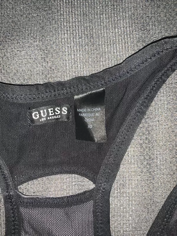 Top Guess XS | Negru, Normal, Poliester - Image 5