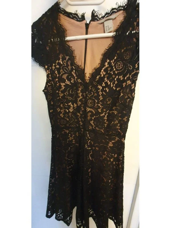 Rochie de seară H&M XS | Negru, Mini, Poliester - Image 5