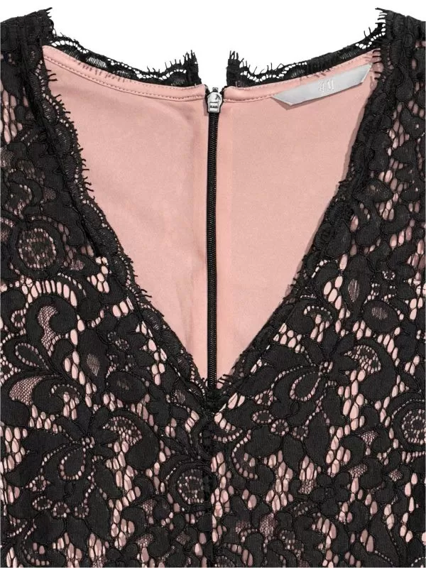 Rochie de seară H&M XS | Negru, Mini, Poliester - Image 2