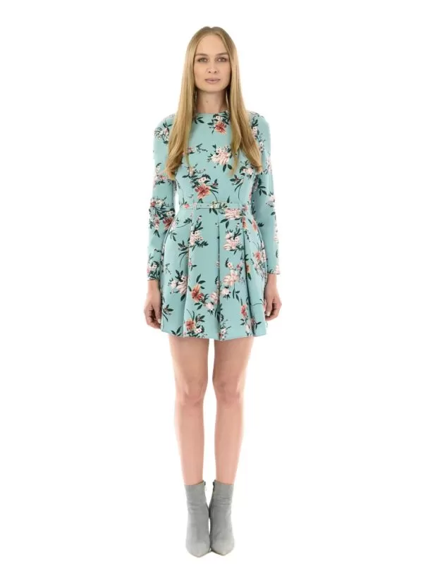 Rochie office Poema EU 34 | Verde mentă, Mini, Poliester - Image 2