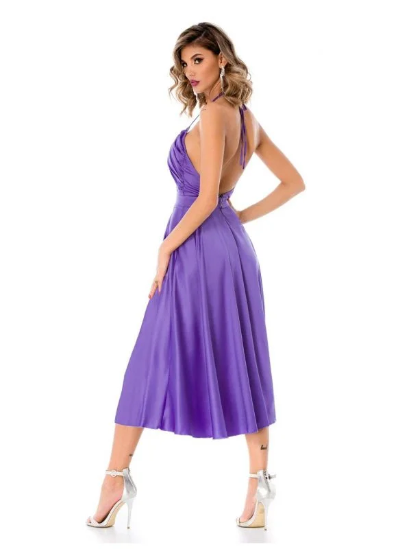 Rochie de seară BBY EU 36 | Mov, Midi - Image 2
