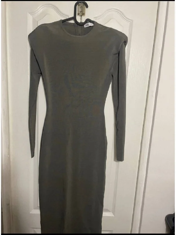 Rochie de seară Zara EU 36 | Khaki, Midi - Image 7