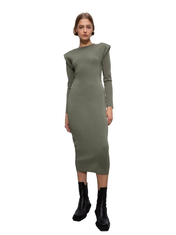 Rochie de seară Zara EU 36 | Khaki, Midi