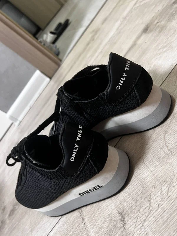 Sneakers Diesel EU 36 | Negru, Piele naturală - Image 4
