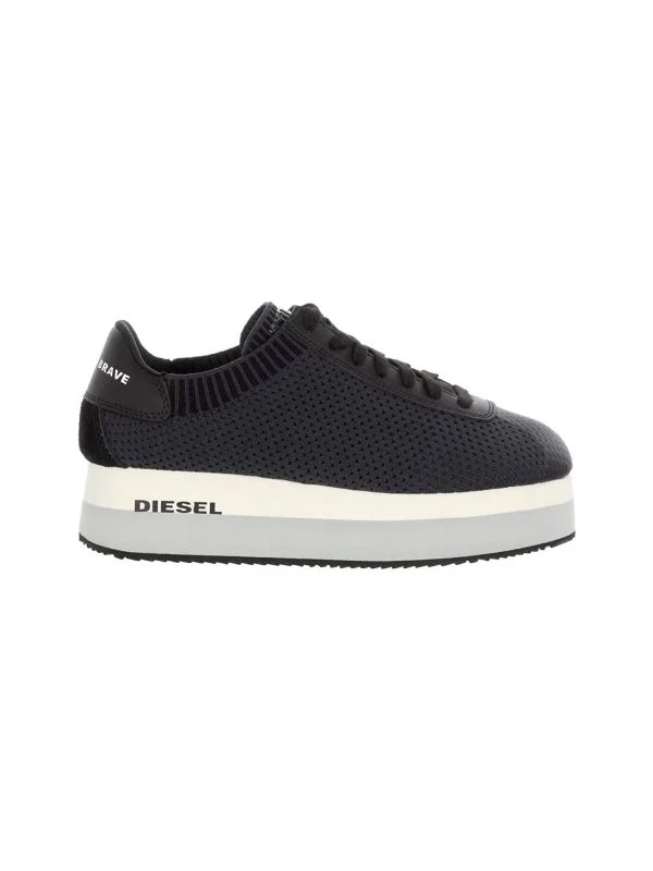 Sneakers Diesel EU 36 | Negru, Piele naturală