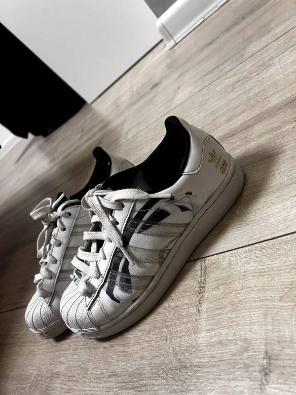 Sneakers adidas Originals EU 35.5 | Alb, Piele naturală - Image 2
