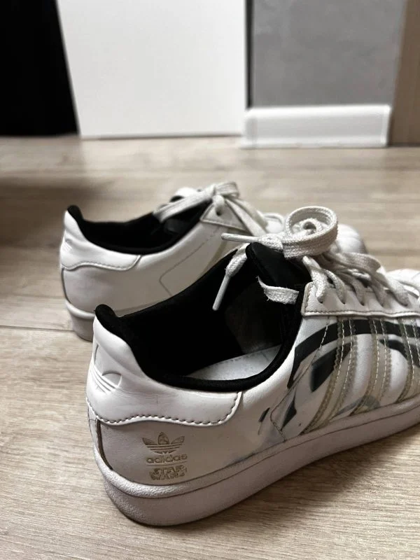 Sneakers adidas Originals EU 35.5 | Alb, Piele naturală - Image 5