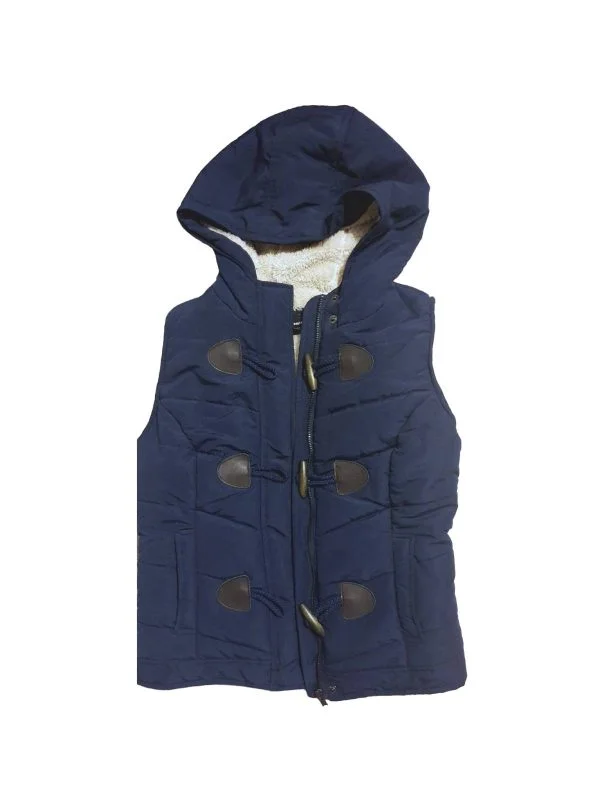 Vestă TALLY WEIJL XS | Bleu, Cu glugă, Poliester