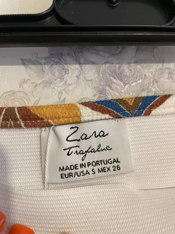Fustă Zara EU 36 | Caramel, Mini, Bumbac - Image 3