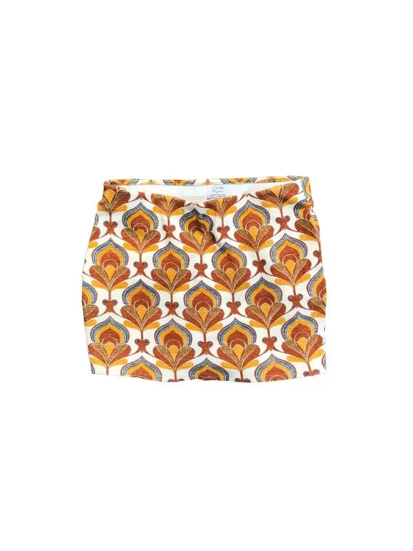 Fustă Zara EU 36 | Caramel, Mini, Bumbac