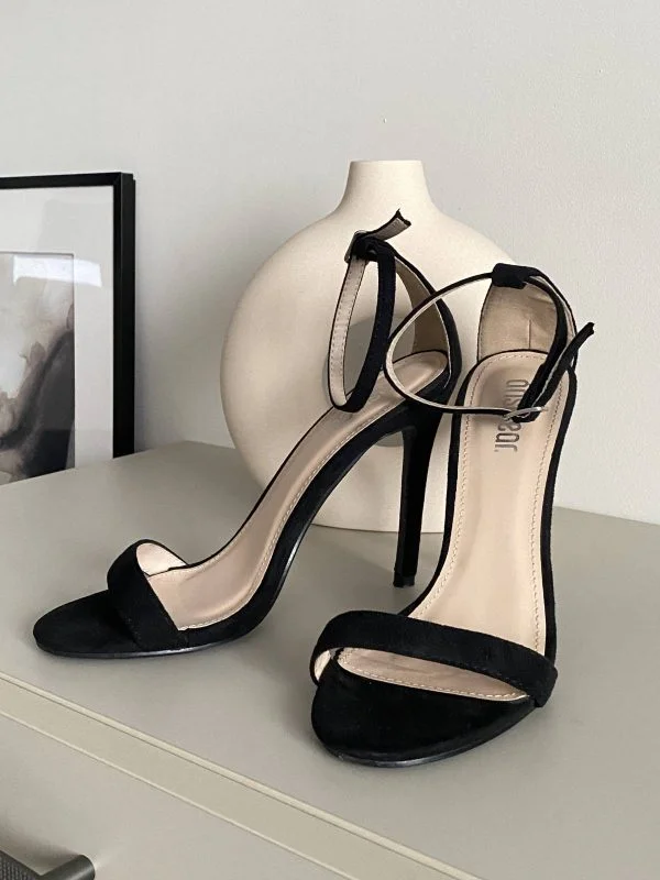 Sandale cu toc ANSWEAR LAB EU 37 | Negru - Image 2