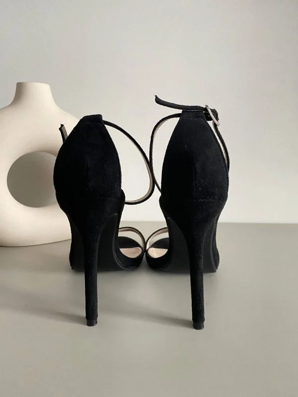 Sandale cu toc ANSWEAR LAB EU 37 | Negru - Image 3