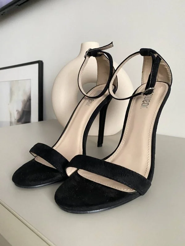 Sandale cu toc ANSWEAR LAB EU 37 | Negru - Image 4