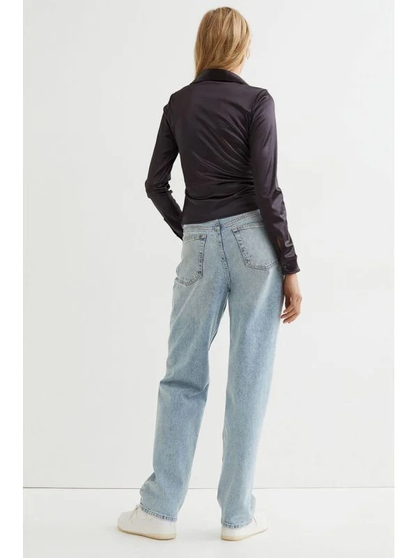 Cămașă H&M EU 34 | Negru, Normal, Elastan - Image 2