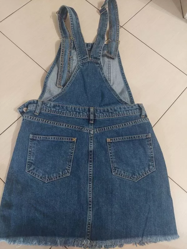 Salopetă JACK ZAMARA S | Albastru, Lungă, Denim - Image 2
