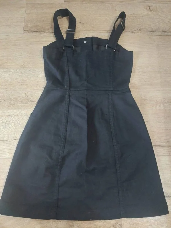 Rochie casual H&M EU 32 | Negru, Mini, Denim - Image 4