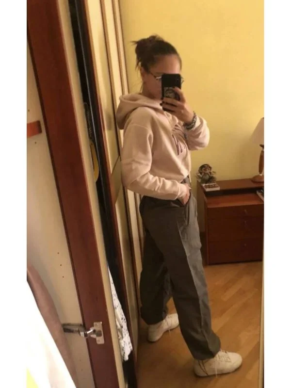 Pantaloni Shein EU 36 | Khaki, Lungi, Poliester - Image 7