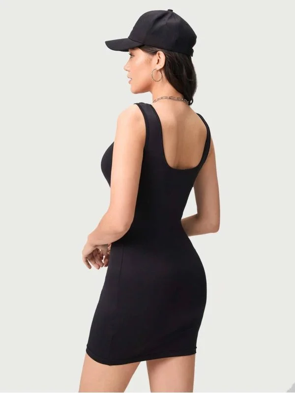 Rochie casual Shein EU 36 | Negru, Mini, Poliester - Image 2