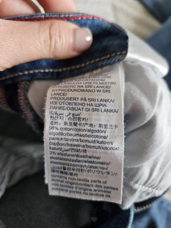Blugi Tommy Hilfiger S | Bleu, Lungi, Bumbac - Image 6