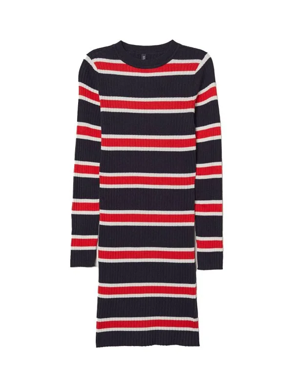 Rochie casual H&M EU 34 | Albastru, Mini, Elastan