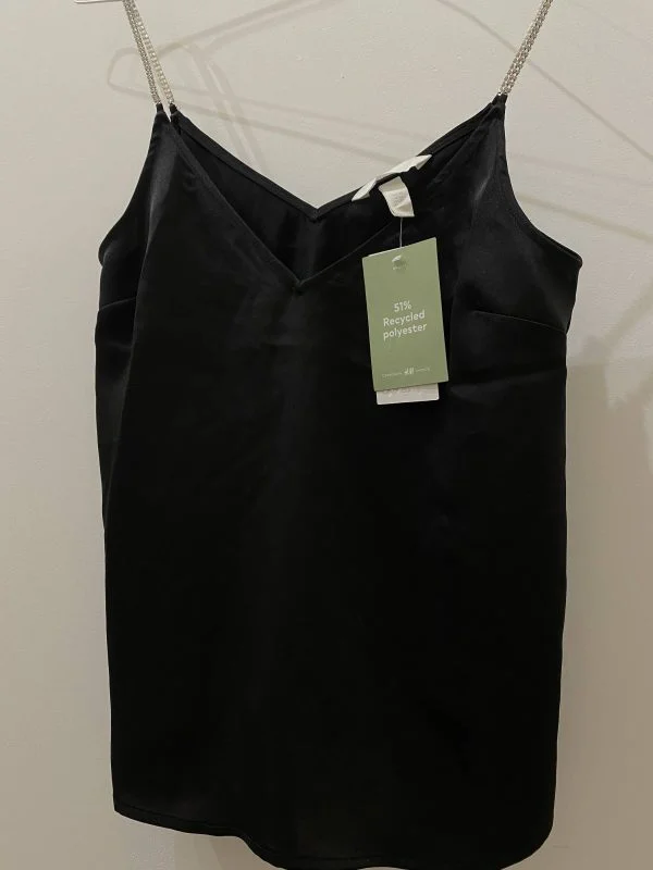 Top H&M XS | Negru, Normal, Poliester - Image 3