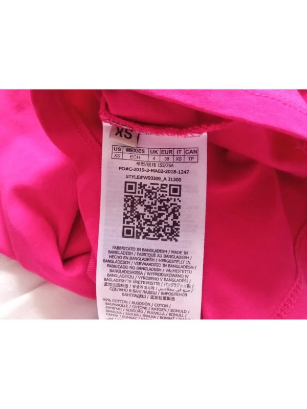 Bluză Guess XS | Roz, Normal, Bumbac - Image 5