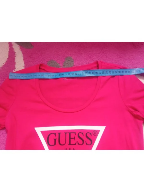 Bluză Guess XS | Roz, Normal, Bumbac - Image 7