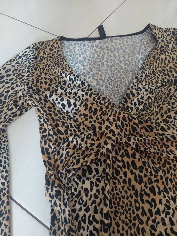 Rochie de seară H&M XS | Maro, Mini, Elastan - Image 8