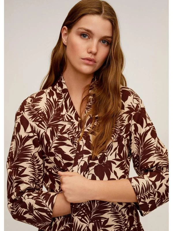 Sacou Mango EU 34 | Burgundy, Normal, Bumbac - Image 5