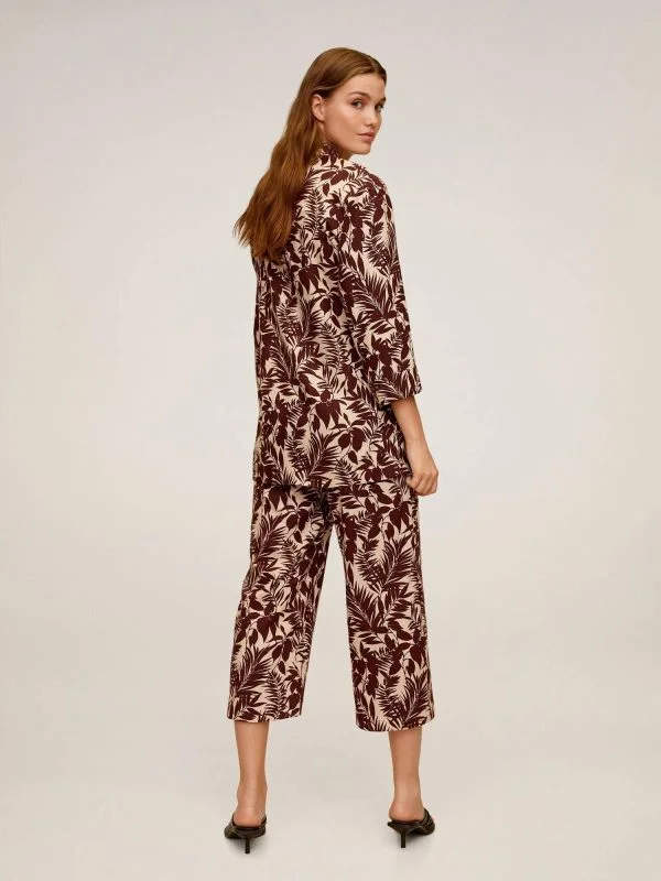 Sacou Mango EU 34 | Burgundy, Normal, Bumbac - Image 4