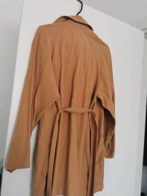 Trenci Mango EU 34 | Cărămiziu, Fără glugă, Monocrom, Poliester - Image 9