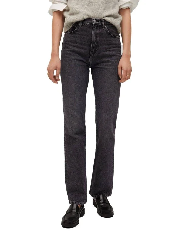 Blugi Mango EU 34 | Gri, Lungi, Denim